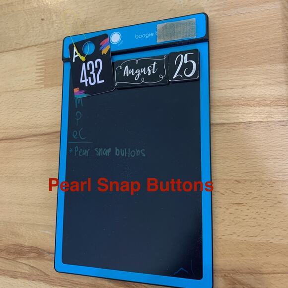 Panhandle Shirt Mens L Large Pearl Snap Buttons Plaid Long Sleeve Pocket Western - Picture 7 of 8